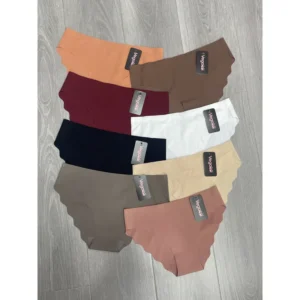 Bombacha, talle M-XL, 12 u. por paquete, 8 colores