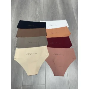 Bombacha, talle M-L, 12 u. por paquete, 8 colores