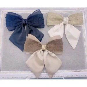Moño para el pelo, 12 u. por caja PVC, 3 colores
