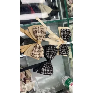Moño para el pelo, 12 u. por caja PVC, 3 colores