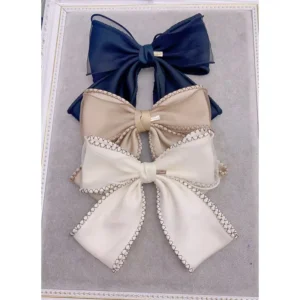 Moño para el pelo, 12 u. por caja PVC, 3 colores