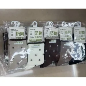 Medias de mujer algodón y poliéster, 10 pares por paquete