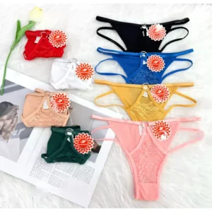 Tanga de seda helada, talle XL-2XL, 12 u. por paquete