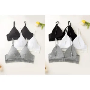 Corpiño tipo musculosa, talle M, 3 colores